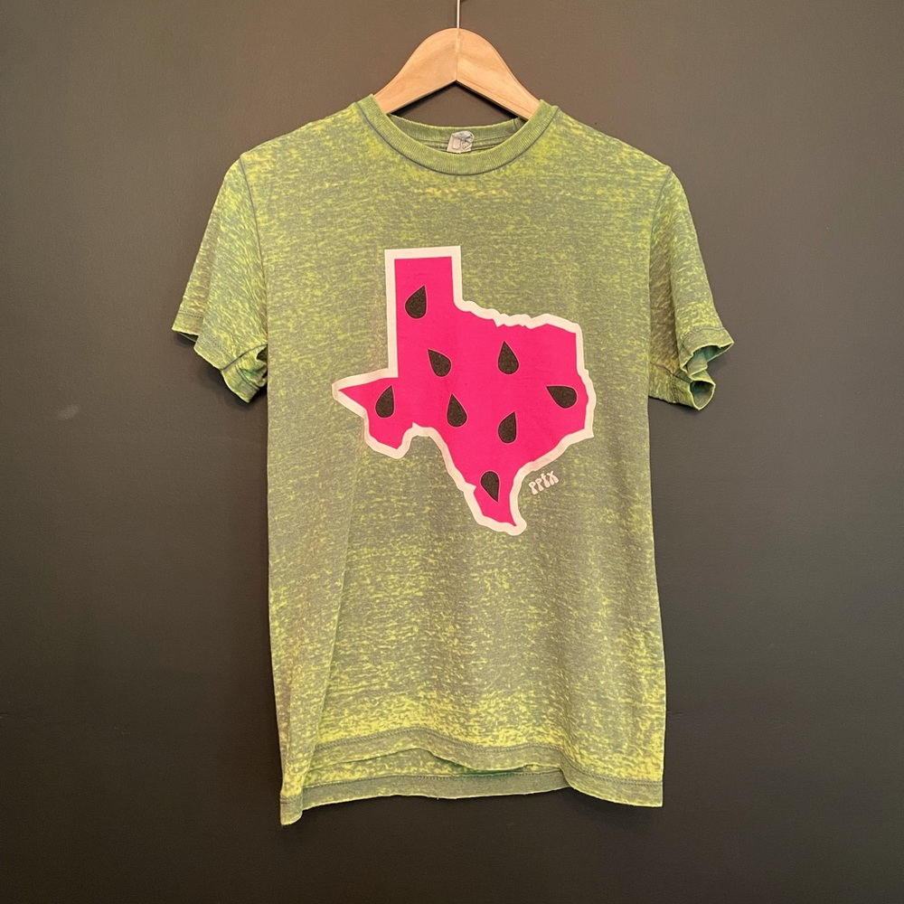 Texas watermelon burnout tee